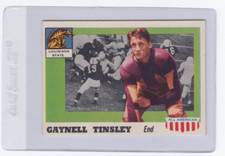 1955 Topps All American #14A Gaynell Tinsley COR RC NRMT Set Break