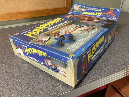 1985 LJN WWF Hulk Hogan's Hulkamania Deluxe Workout Set Empty Box Only - Bild 3 von 8