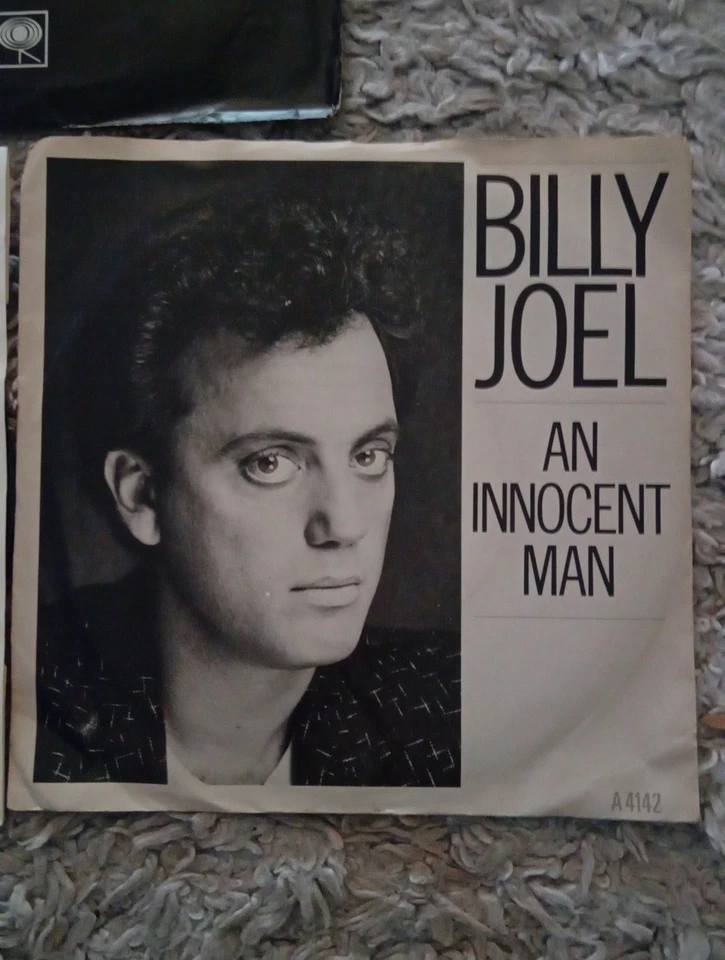 BILLY JOEL   - UPTOWN GIRL , AN INNOCENT MAN & MY LIFE  7" VINYL SINGLES  - Image 3 of 4