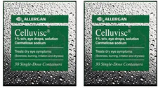 2 x Celluvisc 1% Eye Drops 30 Pack | Dry Eye Relief | Preservative Free Vials