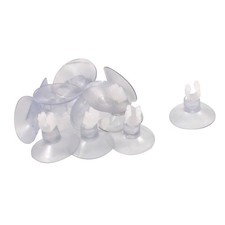 Aquarium Clear Suction Cup Airline Tube Holders Clips Clamps 12 PCS
