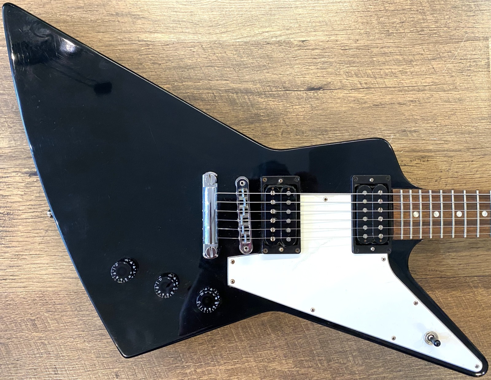 2017 Gibson Explorer T Gloss Ebony Finish Electric Guitar with Original Case