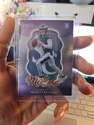 2025 Panini Select Football Kyle McCord Eagles Rookie Select Certified Prizm #14