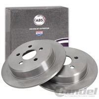 2X A.B.S. Bremsscheiben 270Mm Hinten Passend FüR Chrysler PT Dodge Neon