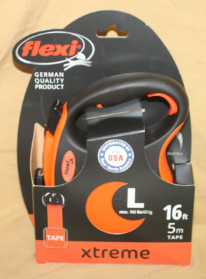 Flexi Xtreme Retractable Dog Leash Large soft grip 16 Ft 143 LBS - NEW