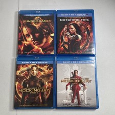 The Hunger Games Blu-ray Collection w/ Catching Fire Mockingjay Part 1 2 Lot