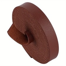1roll 2.73yards/2.5M Single Face Lichee Imitation Leather Ribbons Camel