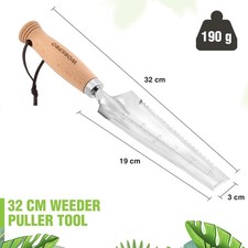 WORKPRO Garden Hand Trowel,Stainless Steel Weeder Puller,Plant, Weed&Transplant
