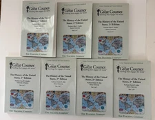 Teaching Co Great Courses 7 TRANSCRIPTS THE HISTORY of the UNITED STATES 2nd Ed