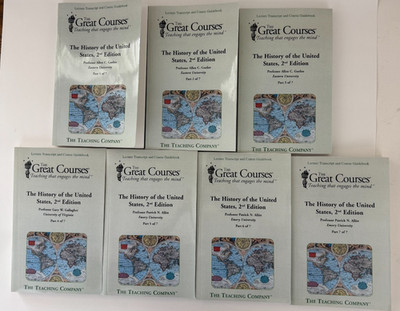Teaching Co Great Courses 7 TRANSCRIPTS THE HISTORY of the UNITED STATES 2nd Ed