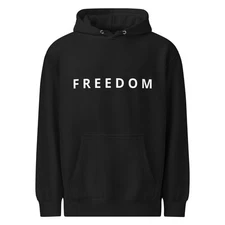 Charlie Kirk Freedom Unisex premium mid-weight hoodie