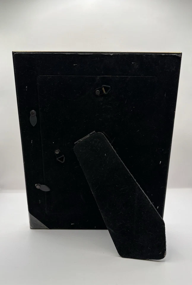 Marco de fotos dorado y negro grabado marco de fotos 7x9 en 4x6 Foto 4 de 4