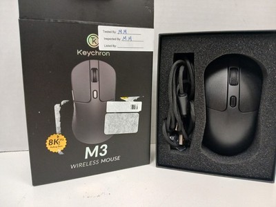 Keychron M3 Wireless Mouse, Black  *NO DONGLE*