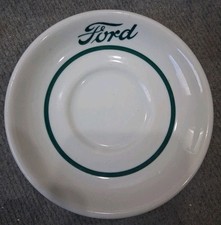 Ford Motor Co. Cafeteria China Saucer Shenango New Castle Pa Vintage 5.5 50-60s
