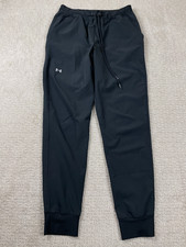 Under Armour Joggers Womens S Loose Sport Woven Pants Heatgear Stretch 1348447