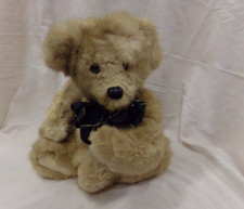 Handmade Teddy Bear Genuine Mink Signed 'Can Fellin' 1992 on Foot 13" TeddyBear
