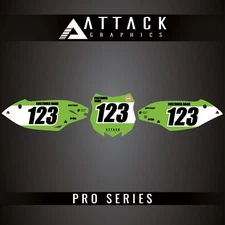 Attack Graphics Pro Series Number Plate Backgrounds For Kawasaki KX250F 2016