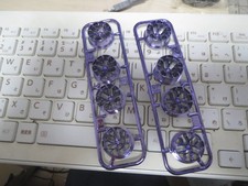 New Low Profile Y-Spoke Wheels Purple Plated 2pcs Set Mini 4WD