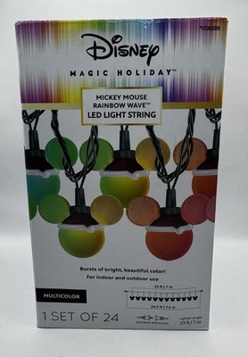 Disney プー＆ティガー連結仕様 LEDイルミネーション☆モチーフライト Christmas Disney Magic Holiday 24 Rainbow Wave LED Mickey Mouse