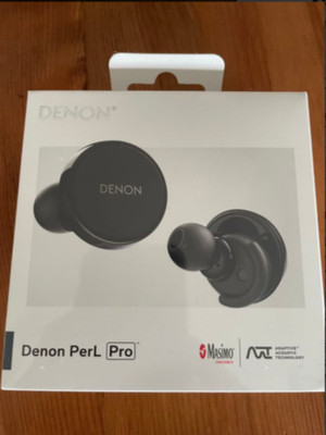 Denon PerL True Pro Wireless Earbuds Black Noise Canceling Bluetooth AH-C15PL