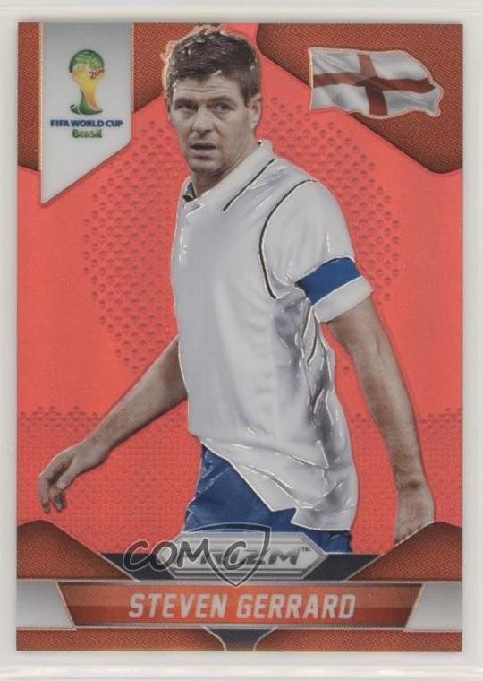 2014 Panini Prizm World Cup Red Prizm 71/149 Steven Gerrard #139 8k4