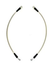 Braided Stainless Brake Hose THIS IS NOT A VEHICLE SPECIFIC HOSE, 15 Inches