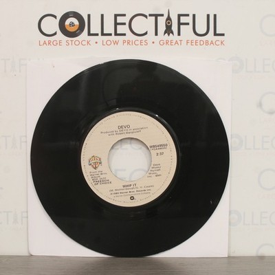 DEVO - WHIP IT - WARNER 1980 *VG+*  7'' SINGLE   COMBINE & SAVE