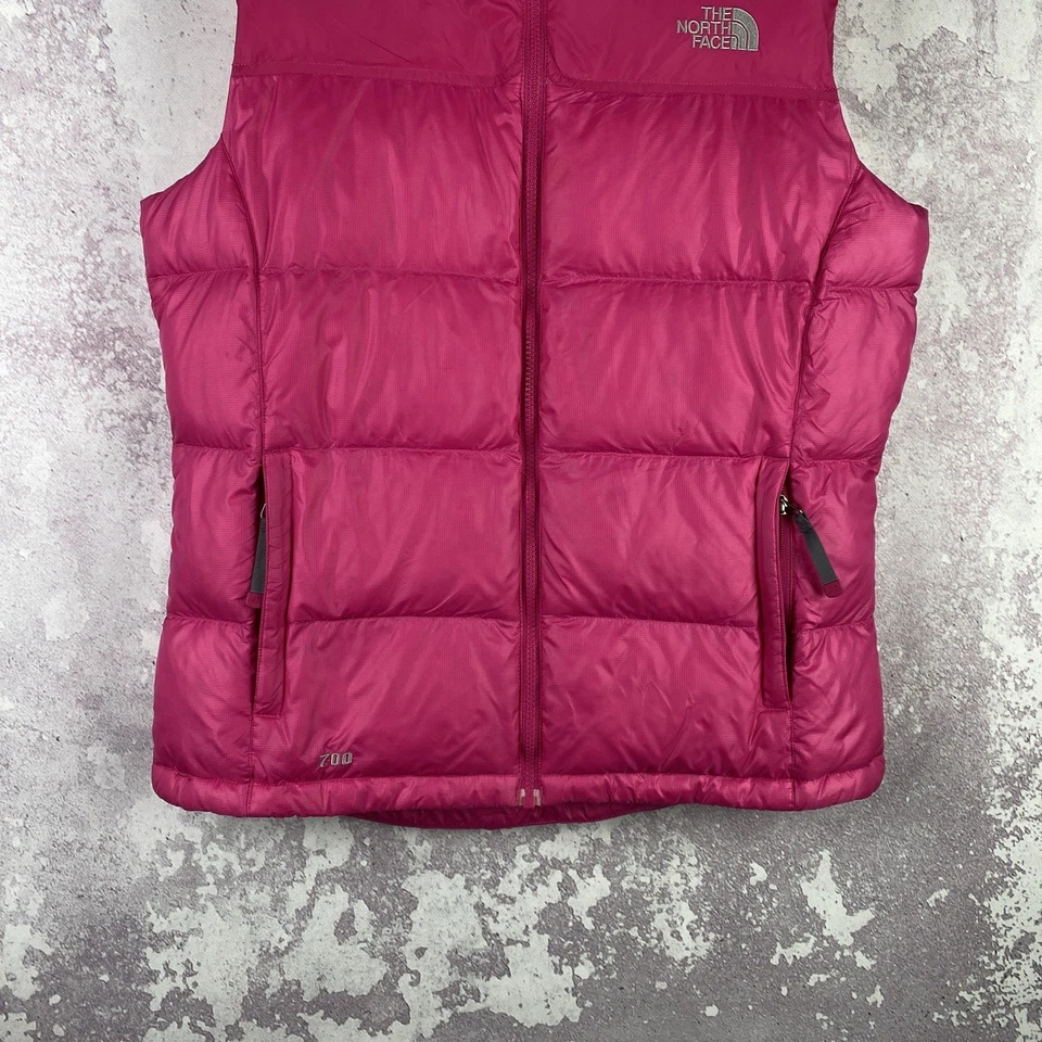 Vintage The North Face 700 Women’s Puffer Vest Outdoor Travel Pink Size XL - Image 3 of 4
