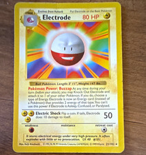 Wizards of the Coast Electrode 21/102 Base Set 1999 English Rare 80 HP Stage 1 on eBay