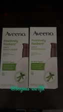 2pack Aveeno Positively Radiant Daily Moisturizer Spf 15 4 Oz All Skin Types