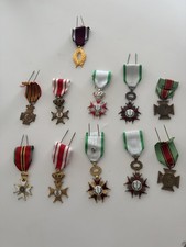 lot de 11 médailles , ordres militaires Belge