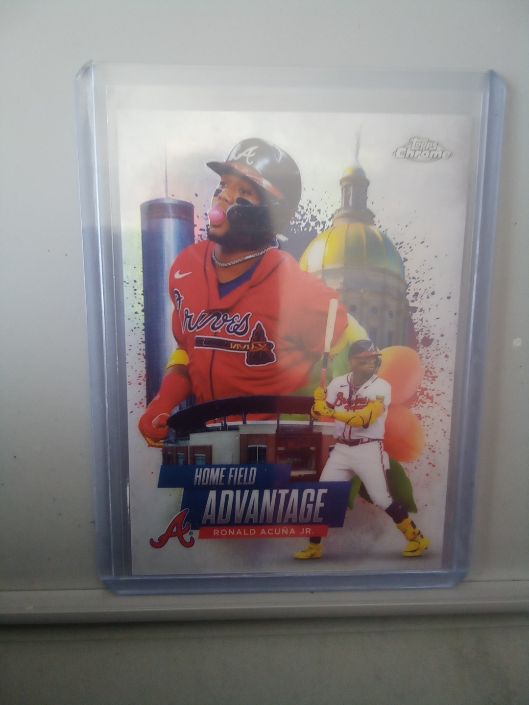 2025 Topps Chrome Ronald Acuna Jr Home Field Advantage Case Hit