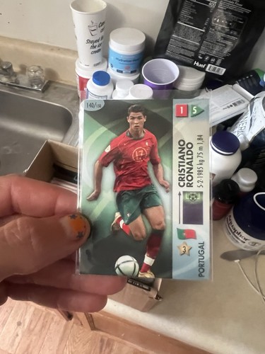 Cristiano Ronaldo #140 2006 Panini Goaaal World Cup Germany card