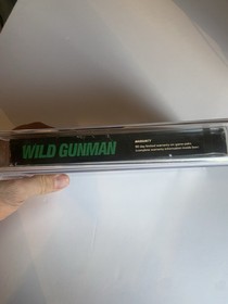 Wild Gunman NES 1985 CIB Completo En Caja Wata Calificado 8.0 Temprano Sin Perforar Hangtab