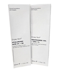 Enjoy Skin Niacinamide 10  Zinc 1  Hyaluronic Acid 2  B5 Combo Set,1 fl oz
