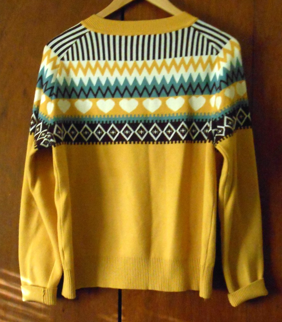 Women's Geometric Patterned Button Front Sweater,… - image 2