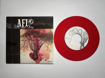 AFI    Girl's Not Grey - Tested Pre-owned 45rpm 7'' Single in Transparent Red