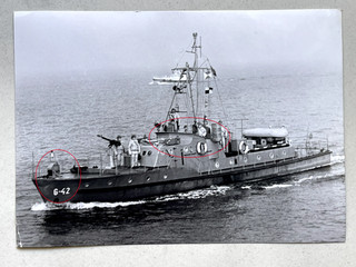 Orig Foto Volksmarine Flottille Grenzboot G 42 Grenzpolizei BUG Dranske Rügen