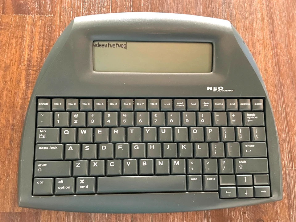 ALPHASMART NEO Portable Word Processor w/USB Cord / Tested and Working  - Image 2 of 4