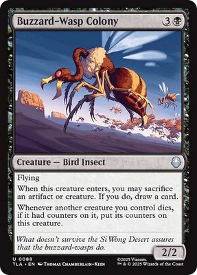 BUZZARD-WASP COLONY x4 mtg NM-M The Last Airbender 4 Unc