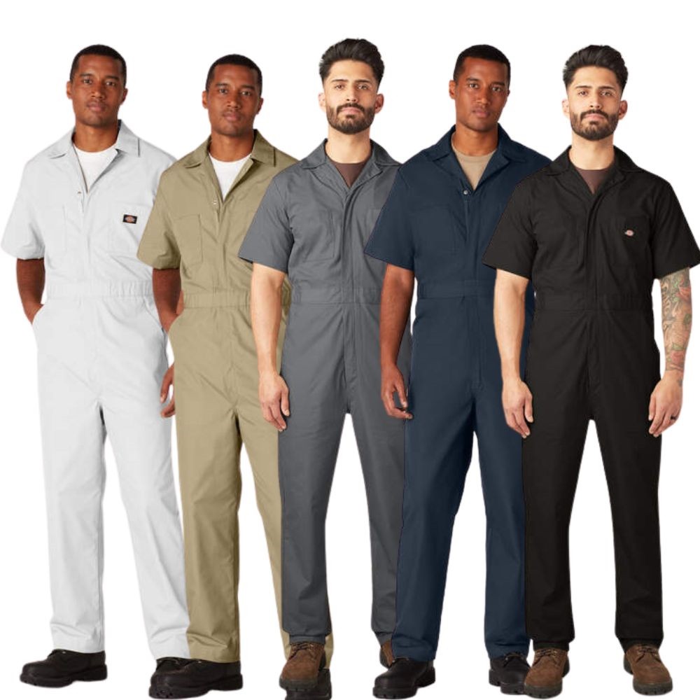 Dickies 33999 Short Sleeve Coverall Medium Regular Dark Navy for