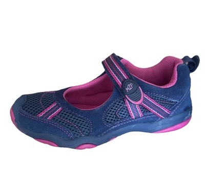Stride Rite Girls Shoes M2P ROBIN Navy Blue Pink Youth 3 M