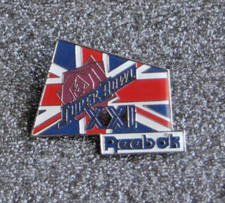 Super Bowl XXI Reebok -Pin Badge - Peter  David New York Giants v Denver Broncos