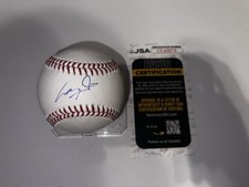 Lane Thomas Signed Official Major League Baseball Kansas City Royals JSA Auth