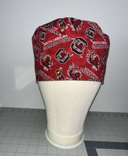 Tie Scrub Cap University of South Carolina, Classic Men's Style, Cotton Fabric