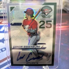 2025 Panini Prospect Edition Conor Essenburg HOLO Green Rookie Auto Card