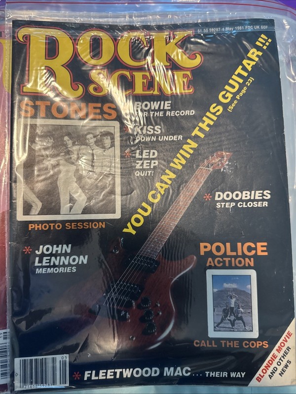 Rock Scene Magazine May 1981 Rolling Stones 