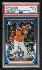 2023 Bowman Chrome Prospects Blue Shimmer Refractor Ryan Clifford PSA 9 0c3e