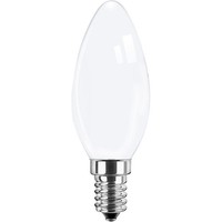 Led Filament Kerzenform, E14, 4.5W 4000K 470Lm, Glas Opal