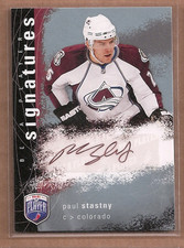 2007-08 Be A Player Signatures #SPS Paul Stastny Auto HKY